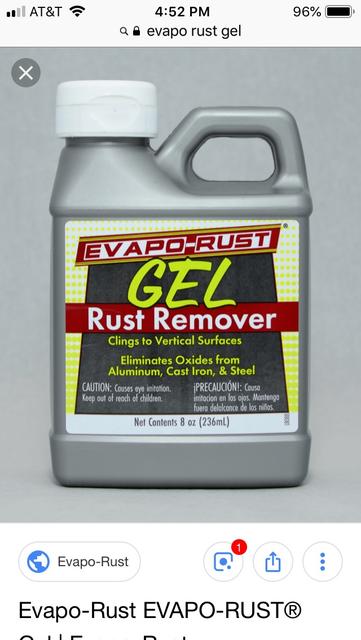 Evapo-rust Gel Rust Remover 8oz
