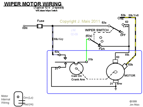 Wiper Motor Wire Colors : Spitfire & GT6 Forum :  feat