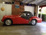 1959 Triumph TR3A Signal Red Roger Dyas